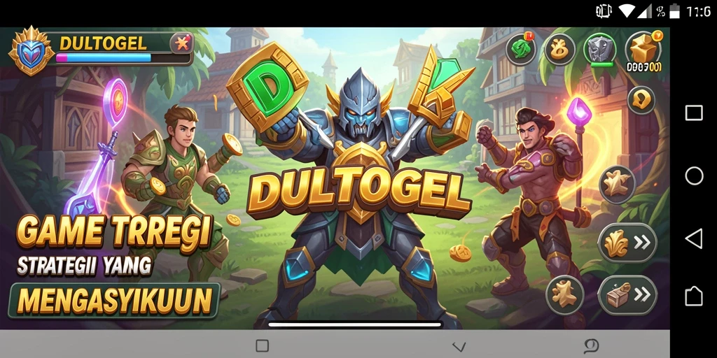 Tampilan Gameplay DULTOGEL yang mendebarkan dan interaktif.