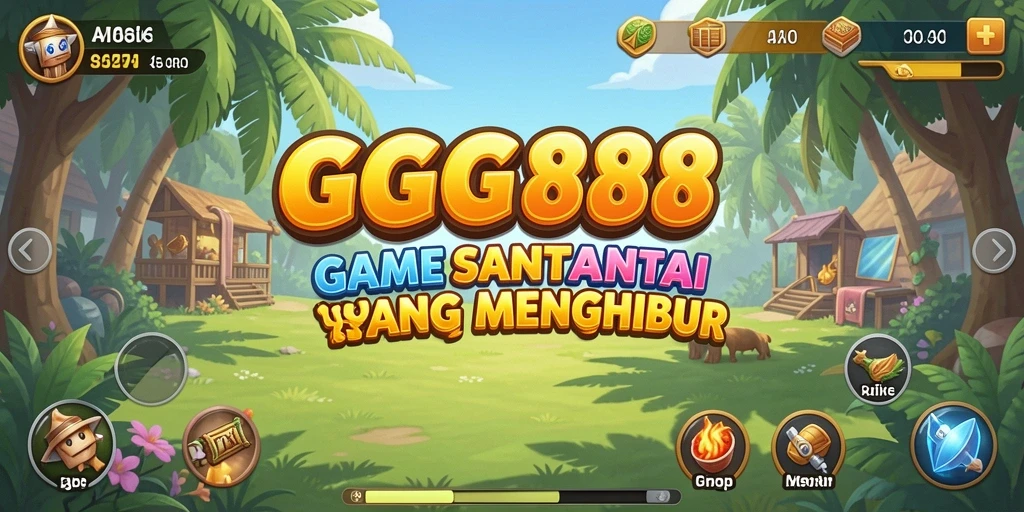 Tampilan gameplay GGG888 yang seru dan penuh warna.