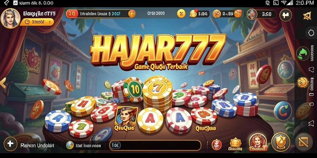 Tampilan gameplay QiuQiu yang seru di HAJAR777.