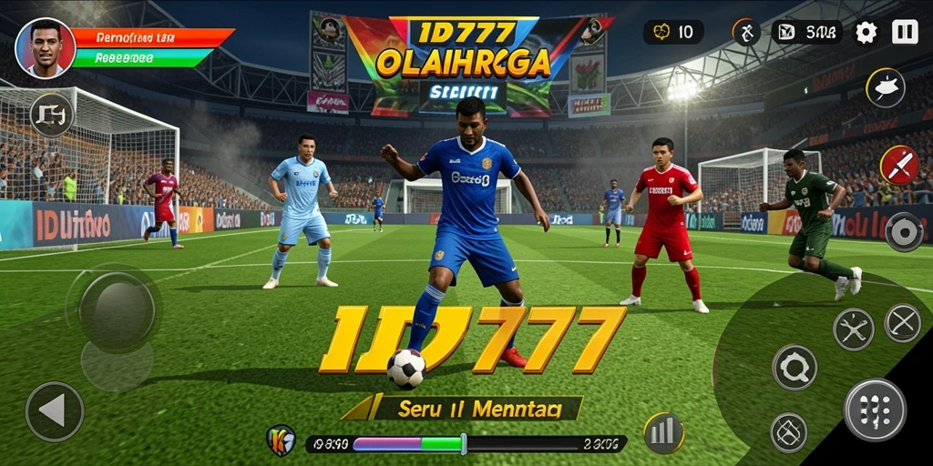Tangkapan layar permainan ID777 dengan aksi seru dan kompetisi olahraga.