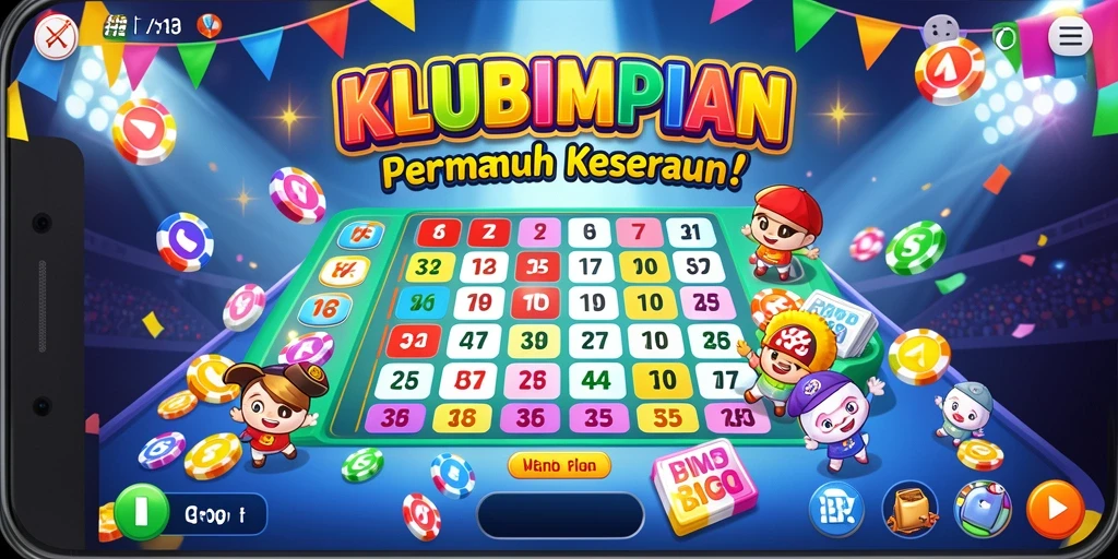 Tampilan gameplay seru dari KLUBIMPIAN yang menarik.