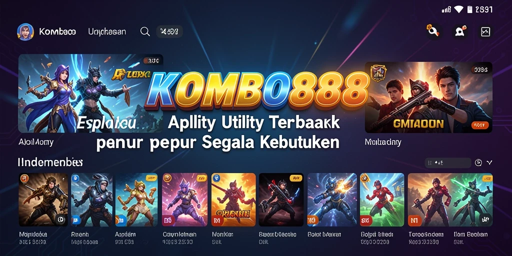 Tampilan antarmuka pengguna KOMBO88 yang menarik dan fungsional.
