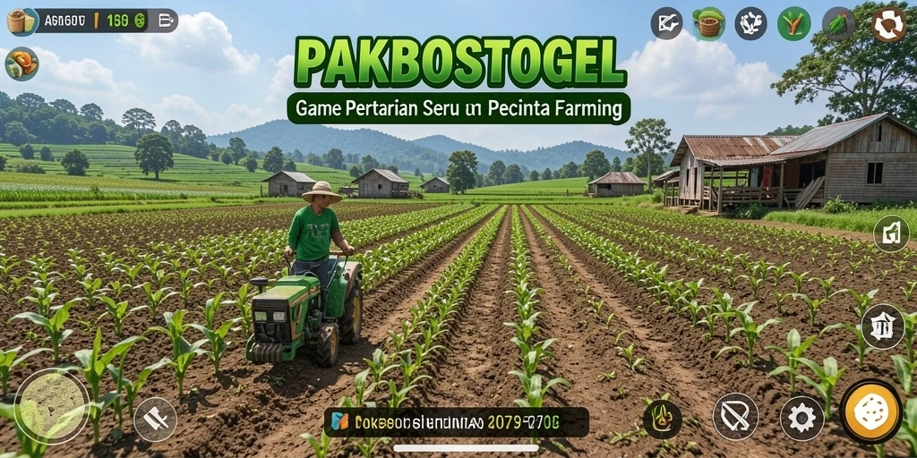 Tangkapan layar gameplay <strong>PAKBOSTOGEL</strong> menampilkan aktivitas bertani yang menyenangkan.
