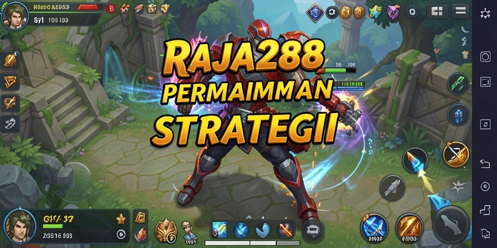 Tampilan gameplay strategis yang seru di RAJA288.
