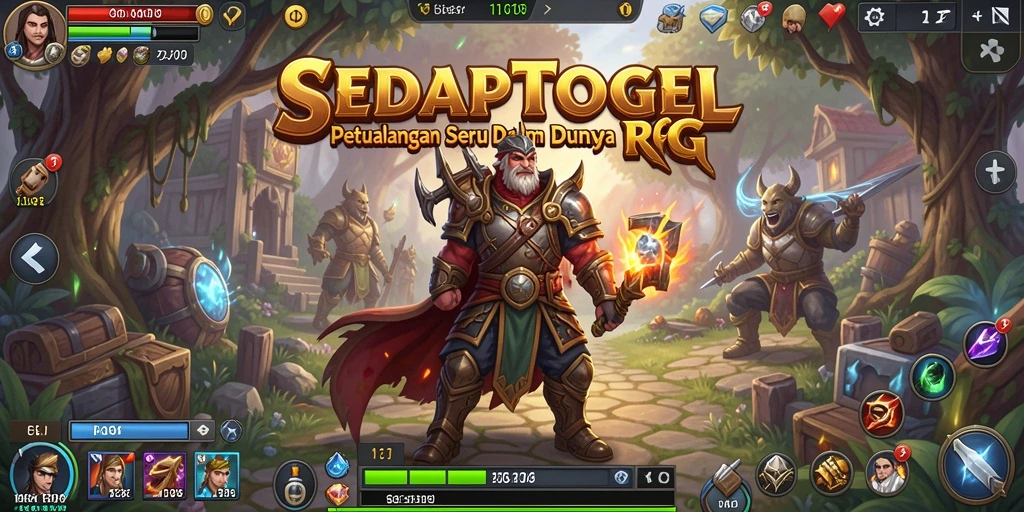 Gameplay RPG seru dengan karakter unik di SEDAPTOGEL.