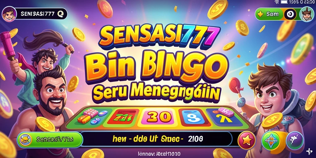 Tampilan gameplay menegangkan di SENSASI777 saat bermain Bingo.