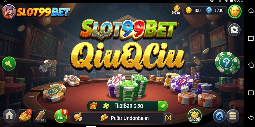 Screenshot gameplay QiuQiu SLOT99BET yang mendebarkan dan menarik.
