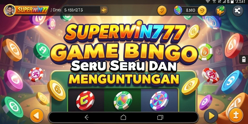 Tampilan dinamis gameplay Bingo di SUPERWIN777 yang penuh aksi.