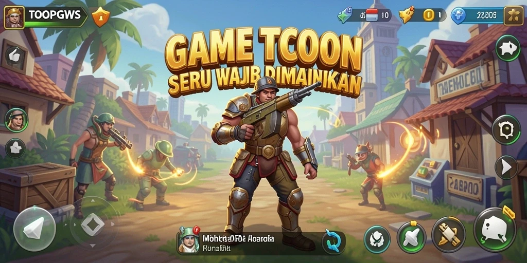 Tampilan gameplay TOOPGWS yang menarik dan penuh strategi.